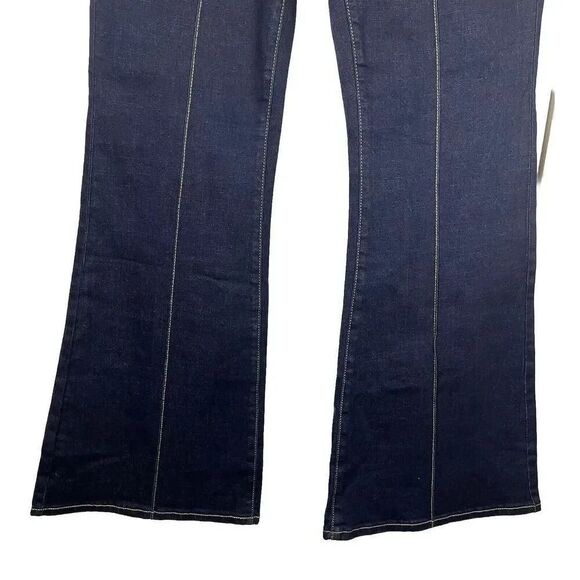 NWOT ModCloth Button Fly High-Rise Dramatic Flare Leg Jeans Womens Size XL 34x32 - Picture 5 of 10